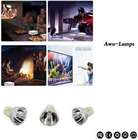 img 2 attached to 🔦 AWO Original Projector Lamp Bulbs Compatible with OPTOMA HD300X HD33 HD3300 HD23 GT750 GT750E TW610ST TX610ST HD20 HD22 – BL-FP230I BL-FP230H BL-FP230G BL-FP230F BL-FP230J SP.8MQ01GC01