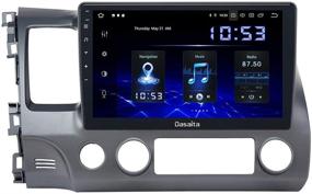 img 4 attached to 🚗 Dasaita Android 10.0 Car Stereo with 10.2" Screen, GPS Navigation, 4GB RAM 32GB ROM - Compatible with Honda Civic 2006-2011