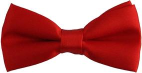 img 2 attached to 🔍 Enhanced SEO: Soophen Poly Boy's Banded Solid Bowtie