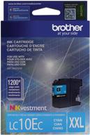 🔵 brother super high yield lc10ec cyan ink cartridge for printers logo