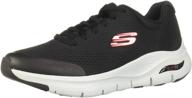 skechers mens arch oxford gray men's shoes in athletic логотип