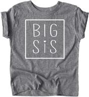 olive loves apple sisters' apparel tops, tees & blouses - sibling announcement logo