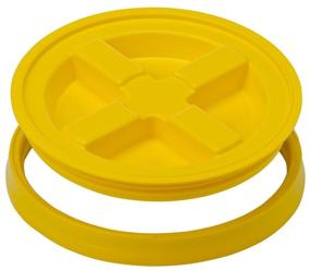 img 1 attached to 🟡 Gamma2 Gamma Seal Lid - Yellow - Fits 3.5 to 7 Gallon Buckets or Pails - Effective Storage Solution