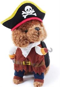 img 4 attached to 🏴 Topsung Cool Caribbean Pirate Pet Costume: Perfect for Small to Medium Dogs and Cats this Halloween