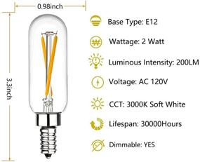 img 3 attached to Dimmable Decorative Candelabra Filament Chandelier