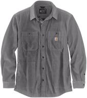 carhartt heavyweight corduroy jersey lined long sleeve logo