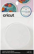 🎨 cricut coaster blanks: white ceramic infusible ink for stunning designs logo