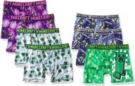 👦 minecraft boys underwear multipacks: premium minecraft8pk boys' clothing collection logo