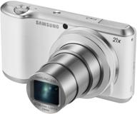 📷 samsung galaxy camera 2 - 16.3mp cmos with 21x optical zoom, 4.8" touch screen lcd, wifi & nfc - white logo
