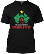 🎄 nakatomi christmas party black t-shirt: rock your holiday celebration! logo