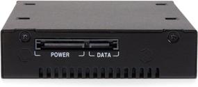 img 2 attached to 📱 StarTech.com Мобильная стойка для жёстких дисков на 2,5" SATA/SAS - Поддерживает SSD/HDD толщиной 5мм-15мм - Горячая замена с вентиляционным металлическим корпусом - SATSASBP125