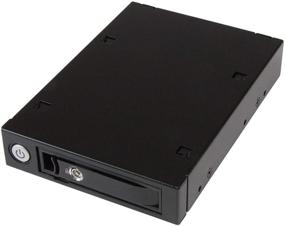 img 4 attached to 📱 StarTech.com Мобильная стойка для жёстких дисков на 2,5" SATA/SAS - Поддерживает SSD/HDD толщиной 5мм-15мм - Горячая замена с вентиляционным металлическим корпусом - SATSASBP125