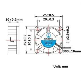 img 3 attached to Вентилятор WINSINN Bearing Brushless для ноутбука с охлаждением