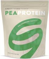 🌱 green thumb foods - unflavored & unsweetened pea protein powder - plant based, non-gmo, keto-friendly, vegan - 30 servings logo