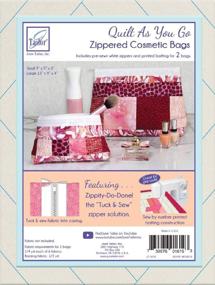 img 1 attached to June Tailor Quilt Zippered Cosmetic Travel Accessories