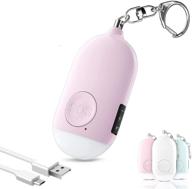 🚨 safesound personal alarm siren song pack - 130db rechargeable self defense alarm keychain with emergency led flashlight - security protection devices for women, girls, kids, and elderly logo