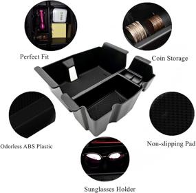 img 1 attached to 🔧 Premium Console Organizer Tray for Wrangler JL & JLU Accessories (2018-2022) + Gladiator JT Truck