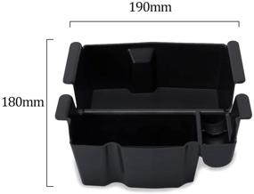 img 2 attached to 🔧 Premium Console Organizer Tray for Wrangler JL & JLU Accessories (2018-2022) + Gladiator JT Truck