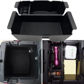 img 4 attached to 🔧 Premium Console Organizer Tray for Wrangler JL & JLU Accessories (2018-2022) + Gladiator JT Truck