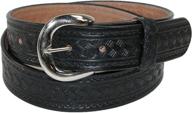 👖 leather western belt with detachable buckle logo