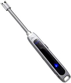 img 4 attached to 🔥 Болид⚡Мини: Заряжаемая через USB дуговая зажигалка - беспламенный плазменный прикуриватель для труднодоступных свечей, грилей, плит, каминов, костров - регулируемая и с удлиненной длиной - Boulder Tools