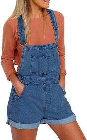 img 4 attached to 👩 Utyful Womens Adjustable Overalls Shortalls: Stylish Women's Clothing Must-Have