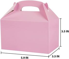 img 3 attached to 🎉 Pink Party Treat Box: 24 Pcs of Delightful Pink Candy Cake Gifts - DIY Bags, Perfect for Birthday Parties and Girls' Unicorn Themes - Includes Snacks, Party Favors, and Decorations Supplies