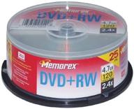 📀 memorex 4.7gb 2.4x dvd+rw (25 pack spindle) - discontinued product information logo