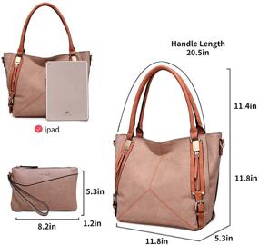 img 2 attached to 👜 Women's Fashion Handbags: Shoulder Satchel Handbag with Wallet - Enhanced SEO