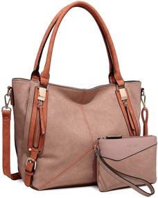 img 4 attached to 👜 Women's Fashion Handbags: Shoulder Satchel Handbag with Wallet - Enhanced SEO