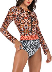 img 2 attached to 👙 Swimall Sleeveless Swimsuit: Women's Swimwear and Beach Cover Ups