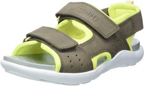 img 4 attached to 👞 Удобные и стильные детские сандалии Camper Unisex-Child Flat для целодневных приключений.