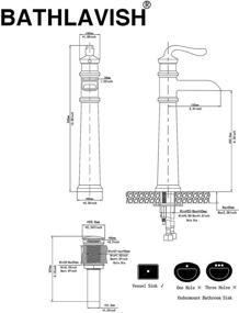 img 3 attached to 🚿 BATHLAVISH Waterfall Farmhouse Bathroom Supplies: Lead-Free & Eco-Friendly Janitorial and Sanitation Products