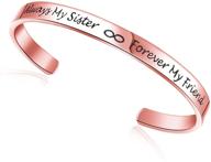 👯 friendship bracelet sister jewelry - for eternal friendship with your sister - best friends bangle logo