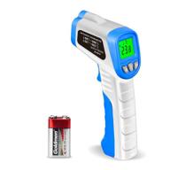 digital laser infrared thermometer ap-981a: non-contact temperature gun -58℉~662℉ with backlight - ideal for swimming, cooking, bbq, automotive (not for human) logo