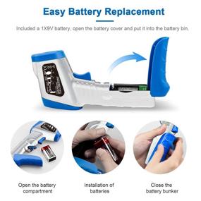 img 1 attached to Digital Laser Infrared Thermometer AP-981A: Non-Contact Temperature Gun -58℉~662℉ with Backlight - Ideal for Swimming, Cooking, BBQ, Automotive (NOT for Human)