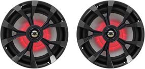 img 4 attached to 🚤 Rockville RKL80MB 8" 900W Marine Boat Speakers with LED's - Enhanced Sound for your Water Adventures