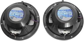 img 1 attached to 🚤 Rockville RKL80MB 8" 900W Marine Boat Speakers with LED's - Enhanced Sound for your Water Adventures