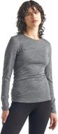 👚 icebreaker merino women's 200 oasis long sleeve crew neck top логотип