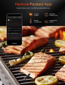 img 1 attached to Термометр Laralov Wireless Bluetooth Grilling