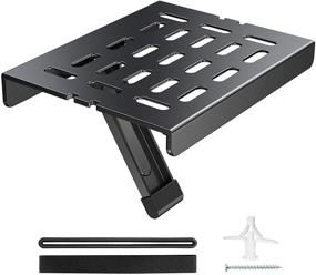 img 4 attached to 📺 Mounting Dream MD5605: Adjustable TV Top Shelf Mount Holder for Fire TV, Apple TV, Roku 3 Streaming Media Player - Convenient and Secure Streaming Media Box TV Shelf Top Mount (11 lbs Loading Capacity)