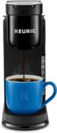 ☕ black keurig k-express single serve coffee maker: brews k-cup pod coffee logo