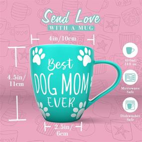 img 1 attached to 🐶 Love Mug: The Ultimate Gift for Dog Moms and Dog Lovers - Perfect Christmas Gift for Women Who Adore Dogs - Celebrate Being the Best Dog Mom Ever with this Charming Dog Coffee Mug - Ideal Fur Mom Gift