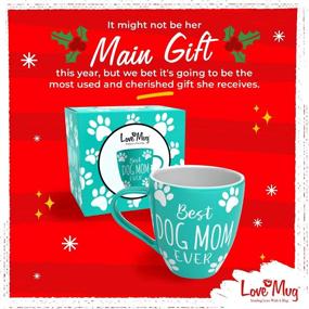 img 3 attached to 🐶 Love Mug: The Ultimate Gift for Dog Moms and Dog Lovers - Perfect Christmas Gift for Women Who Adore Dogs - Celebrate Being the Best Dog Mom Ever with this Charming Dog Coffee Mug - Ideal Fur Mom Gift