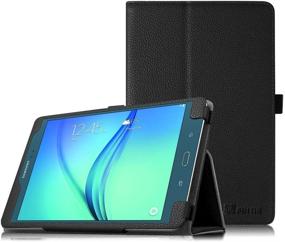 img 4 attached to Fintie фолио чехол для Samsung Galaxy Tab A 8.0 (модель 2015 года), тонкий премиумный веганская кожаная обложка, совместимая с Galaxy Tab A 8.0 SM-T350/P350 2015 года (не совместима с версией 2017/2018 годов), черного цвета