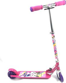 img 3 attached to 🌸 TITAN Flower Princess Folding Aluminum Girls Kick Scooter with LED Light Up Wheels (Age 5+), Pink - Improved SEO