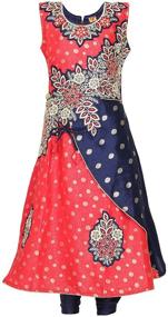 img 3 attached to Ashwini Girls Embroidery Salwar Suits