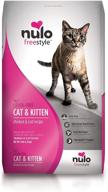 🐱 nulo adult & kitten grain free dry cat food - small kibble pieces logo
