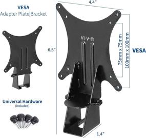 img 3 attached to 🔧 Enhance Mounting Compatibility for Samsung CF591 Series - VIVO VESA Adapter Plate Bracket for Curved 27 inch LC27F591FDNXZA Monitors (MOUNT-SG02CF)