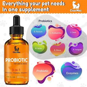 img 2 attached to 🐾 Премиум пробиотики для домашних животных: оптимальная поддержка пищеварения для собак и кошек.